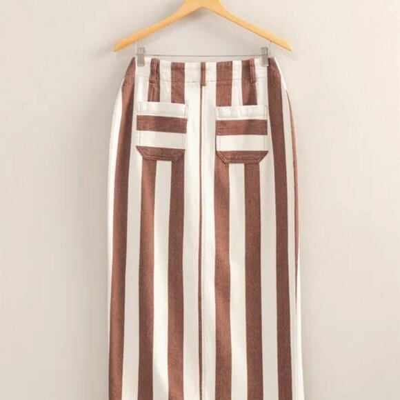 HYFVE Striped‎ Pocket Detail Maxi Skirt - Picture 2 of 3